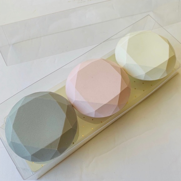 Kate Spade Giant Gem Faceted Diamond Inspired Eraser Gift Set of 3 | NEW IN BOX - Picture 6 of 17
